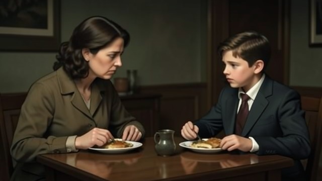 Ordinary Affection from "And Their Children After Them". Care in Small Gestures Food and conversation Mother and son eat, exchange neighborhood news, and speak casually about family members.