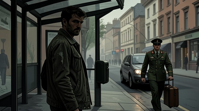 Back to Work from "And Their Children After Them". The Holiday Ends Routine resumes Hacine returns to work after the holiday, while Anthony prepares to report for military service.