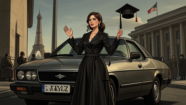 The Honor Result from "And Their Children After Them". A Door Opens Academic success Stéphanie passes the baccalauréat with honors and receives the car her father promised.