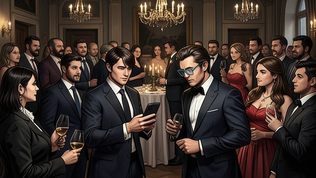 The Party Confrontation from "And Their Children After Them". Exclusion at the Gate Uninvited guests Hacine and another boy arrive at a wealthy party and are told they cannot stay.