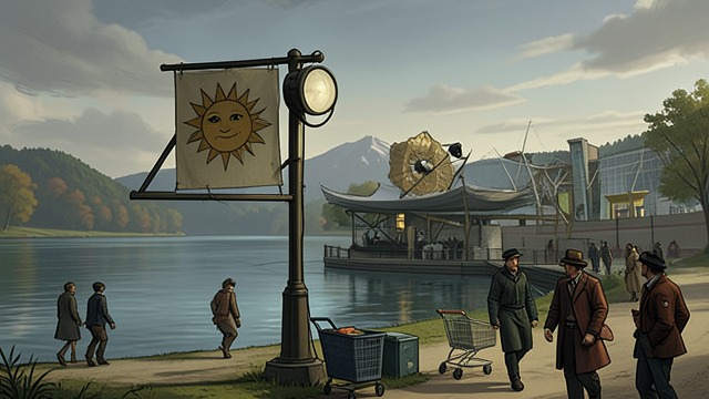 Tourism as Policy from "And Their Children After Them". Selling the Landscape A new development vision Local officials promote the lake, countryside, campground, and sports facilities as economic assets.