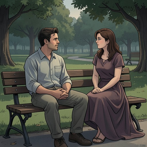 The Quiet Collapse of Patrick’s Marriage from "And Their Children After Them". This flow traces Patrick and Hélène’s relationship from youthful attraction through domestic conflict, separation, and a restrained later tenderness.