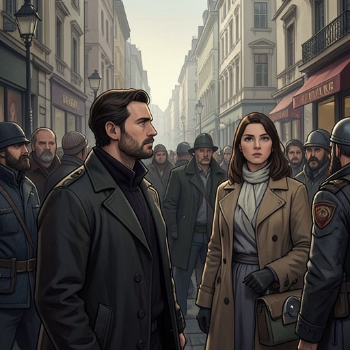Anthony and Stéphanie from "And Their Children After Them". This flow traces Anthony’s long-held attraction to Stéphanie through brief encounters that offer closeness but never become a shared future.