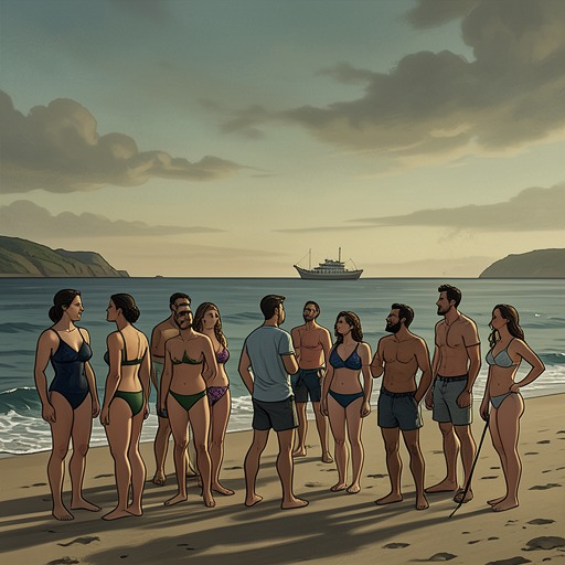 Paid Holidays and Temporary Belonging from "And Their Children After Them". This flow traces the novel’s contrast between work-bound lives and the brief freedom of vacation, including the national identity built around travel and…
