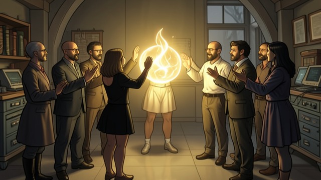 Many Minds Together from "The Lost Symbol". Consciousness in Concert Exponential Influence Katherine argues that minds acting in unison may amplify the effect of shared intention.