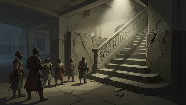 A Staircase in Legend from "The Lost Symbol". The Descent Imagined Bellamy’s Account Bellamy describes a legendary staircase leading hundreds of feet underground to the place where the Ancient Mysteries…