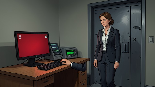 A Security Alert from "The Lost Symbol". A Hacker Detected Agency Attention CIA systems security detects Zoubianis attempting to reach an internal database and questions him.