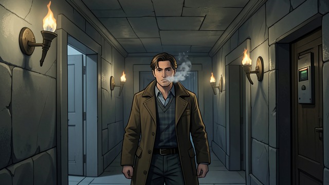 The Crypt and Subbasement from "The Lost Symbol". Narrowing Routes Deeper Below Ground Langdon follows Sato and Anderson through the Capitol Crypt and into cramped basement corridors.