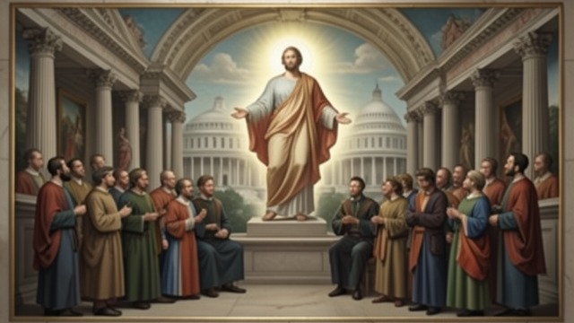 A Myth of Apotheosis from "The Lost Symbol". Human Becomes Divine An Image Above Lawmakers The fresco of Washington’s apotheosis places the transformation of a human into a god at the center of the…