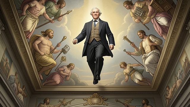 Washington Made Divine from "The Lost Symbol". Apotheosis Overhead A Ceiling Image Langdon directs attention to The Apotheosis of Washington, where George Washington is shown ascending among classical gods…