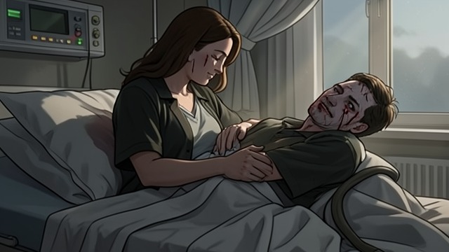 A Reunion After Violence from "The Lost Symbol". The Protector Falters Roles Reversed Katherine reaches Peter after his rescue and embraces him despite his injuries and missing hand.