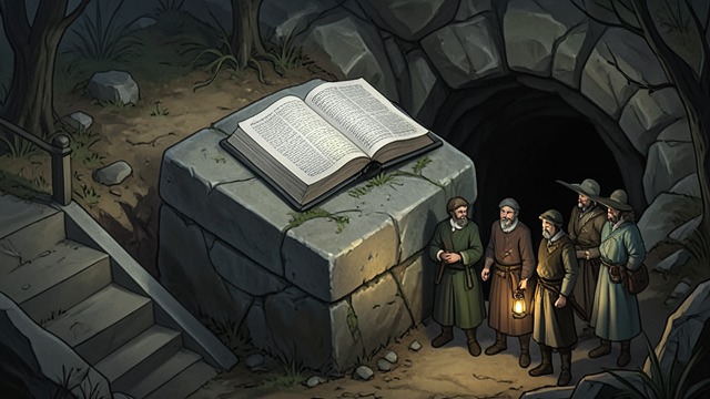 The Bible Beneath the Steps from "The Lost Symbol". A Physical and Intellectual Treasure The Cornerstone Vault Peter explains that a Bible was placed in the monument’s hollow cornerstone during its Masonic…