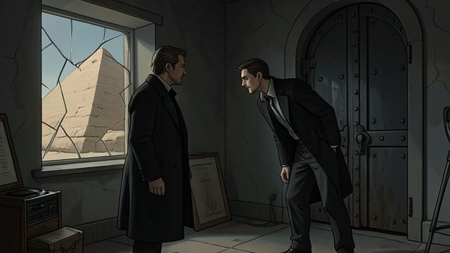 The Last Confrontation from "The Lost Symbol". A Rescue Attempt The Knife Raised Langdon reaches the Temple Room as Peter stands over Mal’akh with the Akedah Knife.
