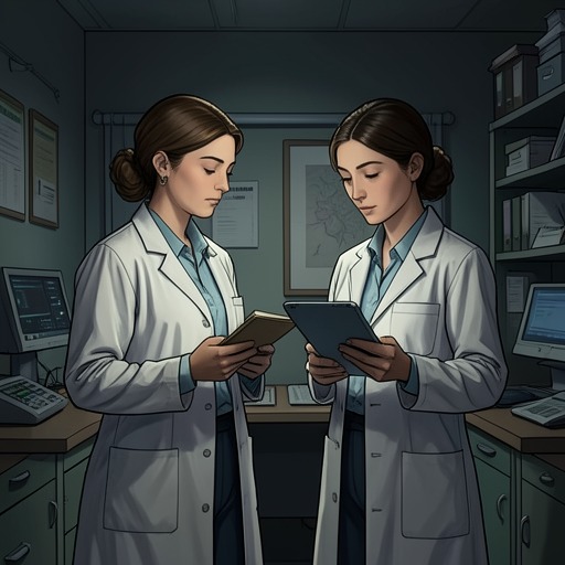 Katherine and Trish’s Research Partnership from "The Lost Symbol". This flow follows the professional trust between Katherine and Trish, from recruitment and collaboration to the violent loss that changes their work.