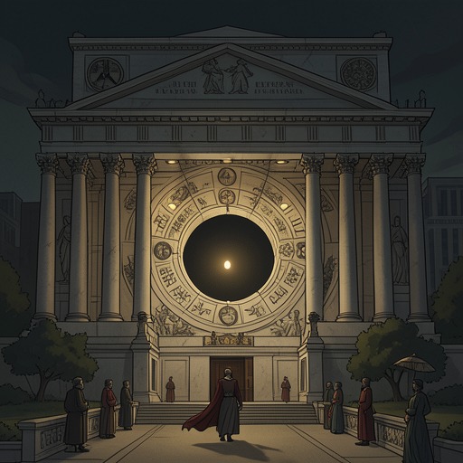 The Capitol’s Symbolic Architecture from "The Lost Symbol". This flow traces Langdon’s readings of the Capitol’s art and layout as a public record of America’s contested relationship with esoteric symbolism.