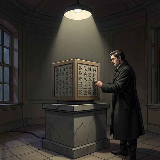 The Pyramid’s Changing Meaning from "The Lost Symbol". This flow traces the object’s shift from a family secret to a cipher, a map, and finally a challenge to literal-minded certainty.