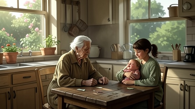 The Family Continues from "Blueback". The Family Continues Care across ages Abel and Stella raise Little Dora while helping the increasingly frail grandmother.