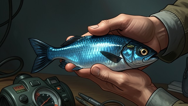 Blueback’s Name from "Blueback". Blueback’s Name A child’s decision Abel chooses the name Blueback while helping prepare the catch. He cannot fully explain the choice, but it feels right.