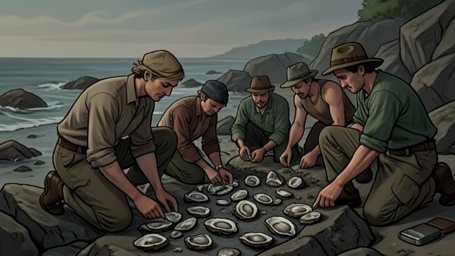 Sustainable Gathering from "Blueback". Sustainable Gathering Limits observed Abel and Dora Jackson gather a few Abalone from each clump and leave the rest to breed.