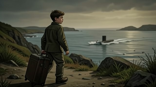 A Necessary Departure from "Blueback". A Necessary Departure School calls him away Abel leaves Longboat Bay for high school because no suitable school is nearby.
