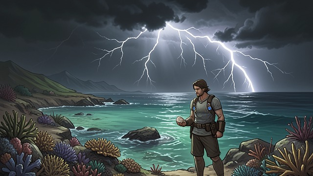 A Parting at Thirteen from "Blueback". A Parting at Thirteen Departure Abel must leave Longboat Bay for school, and the storm prevents one last dive.