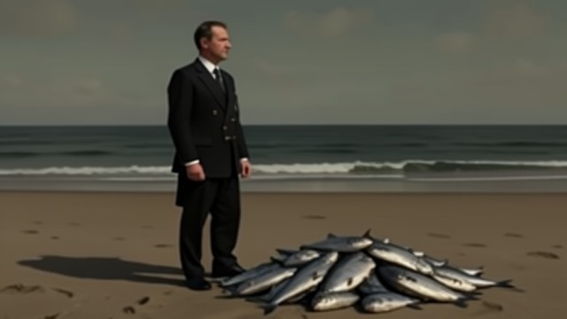 A Wider Calling from "Blueback". A Wider Calling New questions When dead Pilchards blacken the beach, Abel sees an ecological mystery in the sea.