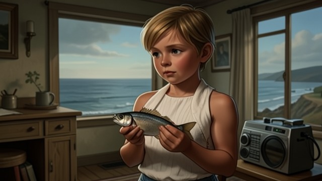 The Grandmother’s Story from "Blueback". The Grandmother’s Story A remembered beginning Dora tells how Abel’s father wanted their baby to meet the sea.