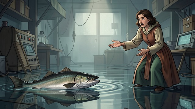 Blueback’s Challenge from "Blueback". Blueback’s Challenge Fear turned to wonder Blueback’s attack frightens Abel, but Dora helps him identify the fish and return to the water.