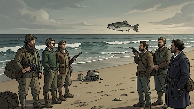 A Local Story from "Blueback". A Local Story Reputation Stories circulate about the enormous groper and the boy who swims with it. Crews describe Blueback as cheeky and bold.