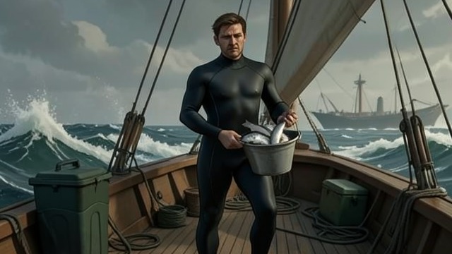 The Wasteful Catch from "Blueback". The Wasteful Catch Excess and illegality Costello’s boat contains piles of fish, undersized Abalone, and illegal crayfish.