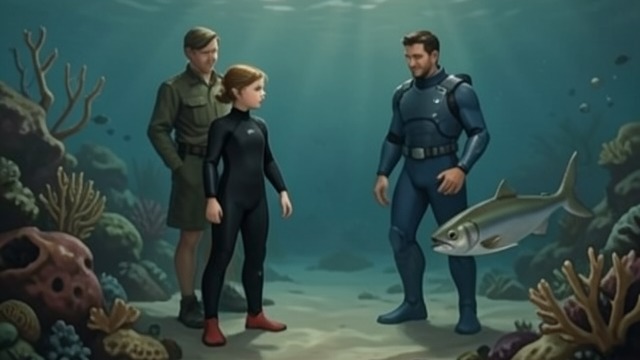 A Bond Passed On from "Blueback". A Bond Passed On A new meeting Abel and Stella take their young daughter to dive near Robbers Head.