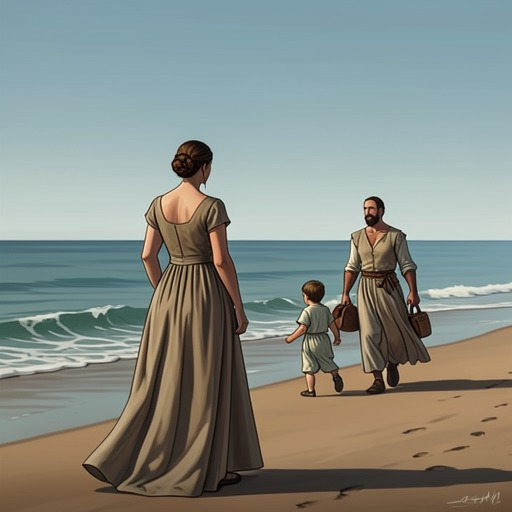 The Passage Between Generations from "Blueback". This flow traces how memory, family history, and care pass from the Jackson ancestors through Dora and Abel to Little Dora.