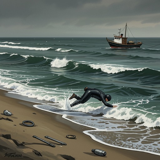 The Ocean as Home from "Blueback". This flow traces the novel’s recurring idea that human beings belong to water and must understand themselves as part of a larger living world.