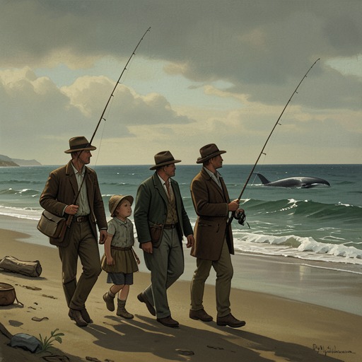 From Extraction to Protection from "Blueback". This flow follows the Jackson family’s changing relationship with ocean resources, from subsistence and whaling history toward an ethic of protection.