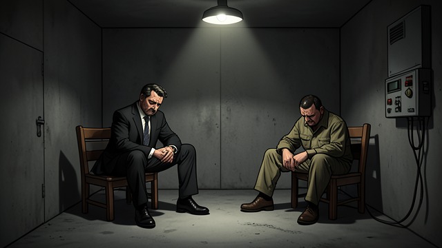The Visit After Testimony from "The Collini Case". The Visit After Testimony A changed atmosphere After Leinen uncovers the family history, he spends long hours with Collini in prison.