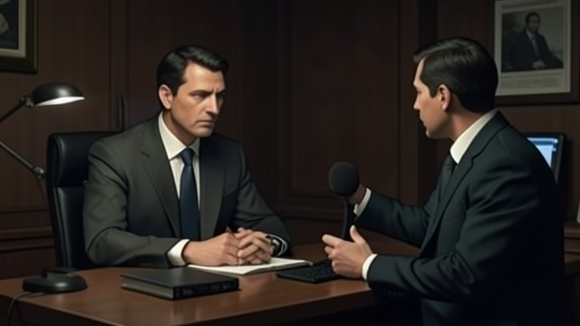 Silence in the Interview Room from "The Collini Case". Silence in the Interview Room Questions unanswered Leinen asks why Collini killed Meyer and what the defense can tell the court.