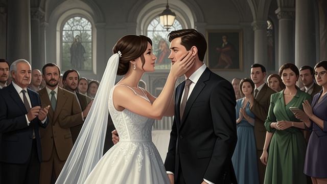 The Wedding Encounter from "The Collini Case". The Wedding Encounter A brief return At Johanna’s wedding, she tells Leinen that she misses Philipp and touches his cheek.