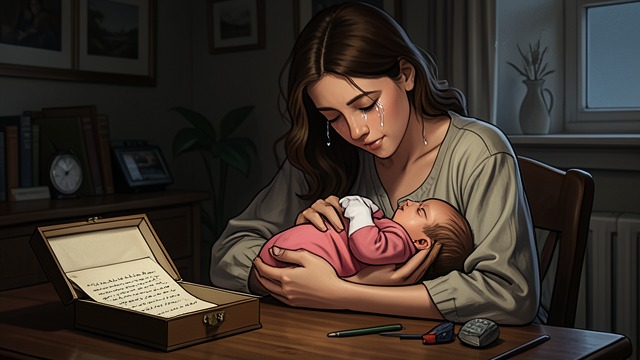 The Newborn and the Old Letter from "I'll Be Gone in the Dark". Love Recognized Through Motherhood Alice’s Arrival After Alice Oswalt was born, Michelle spent the first two weeks inconsolable.