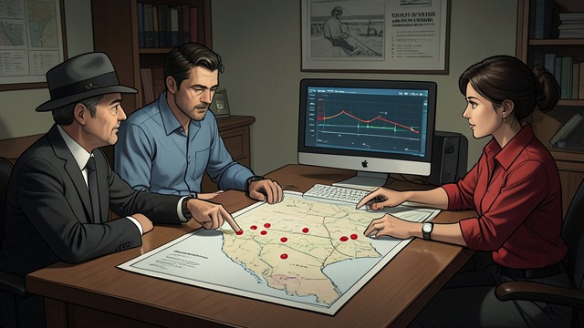 Southern Murders Disputed from "I'll Be Gone in the Dark". A Series in Pieces Competing Local Explanations After murders in Southern California, investigators debate whether the attacks are connected.