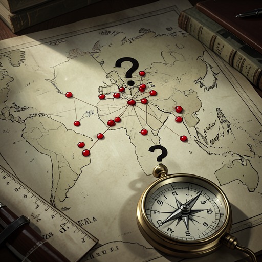 The Map as a Question from "I'll Be Gone in the Dark". This thread traces how geography shifts from a record of attacks into a method for asking where the offender lived, worked, and moved, while keeping geographic…