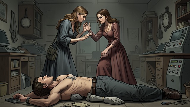 Women Against Tom from "The Girl on the Train". A Reluctant Alliance Confrontation Rachel and Anna face Tom together after his return.