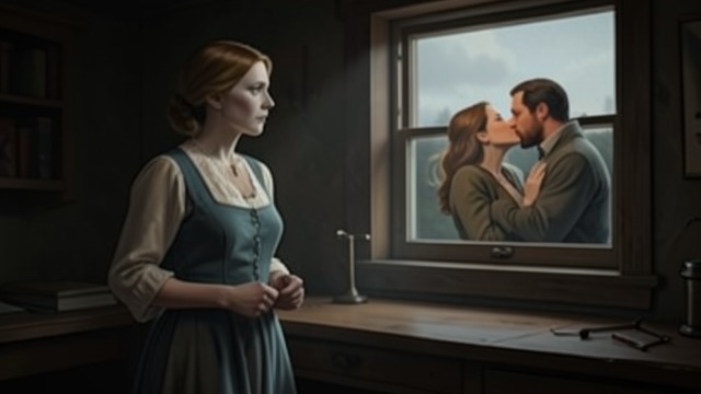 The Kissing Scene from "The Girl on the Train". A Glimpse Recast Betrayal projected Rachel sees Megan kiss Kamal and responds as if a personal promise has been broken.