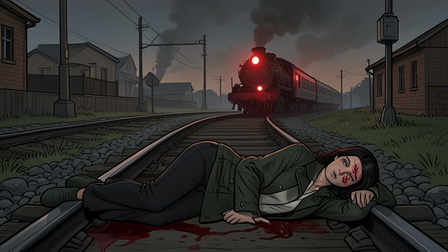 The Night Lost from "The Girl on the Train". A Black Hole in the Timeline Uncertain movement Rachel drinks, rides the train to Witney, and later wakes injured without remembering the evening.