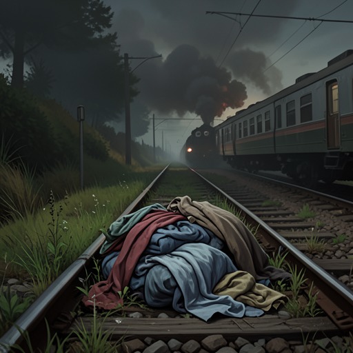 The Clothes Beside the Railway from "The Girl on the Train". This thread traces how an apparently ordinary pile of discarded clothes becomes a recurring symbol of unseen violence and Rachel’s uncertainty.