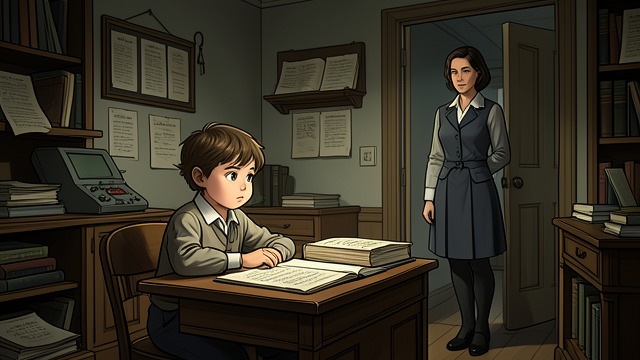 A Class That Fits from "Matilda". A Belated Change With Miss Trunchbull gone and Mr. Dophoed in charge, Matilda moves to the highest class.