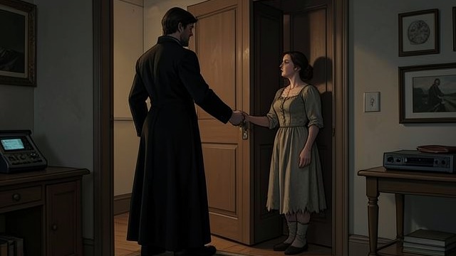 The Aunt Flees from "Matilda". Power Reversed The chalk’s message confronts Miss Trunchbull with Marcus’s name and demands the return of Miss Honey’s home.