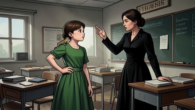 The Salamander Accusation from "Matilda". An Innocent Pupil Condemned After the salamander appears, Miss Trunchbull accuses Matilda and threatens to ruin her schooling.