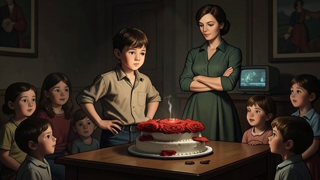Eating Under Pressure from "Matilda". Persistence in Public Bruce continues through the cake while Miss Trunchbull orders him to hurry.