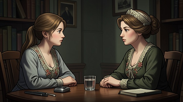 A Secret Entrusted from "Matilda". Confidence Returned Matilda shares the truth about moving the glass, and Miss Honey promises not to reveal it.