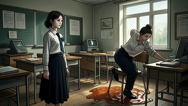 The Syrup Prank from "Matilda". A Chair Made Treacherous Hortensia recalls putting syrup on Miss Trunchbull’s chair and watching the headmistress struggle to rise.